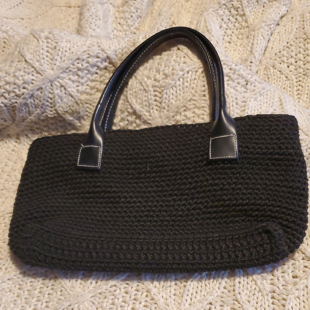 Chateau Black Knit Clutch